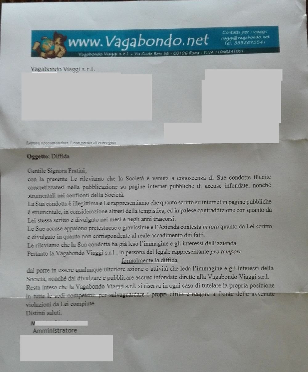 Scopri di più sull'articolo Questo sito ha ricevuto una diffida a 24 ore dalla sua pubblicazione!