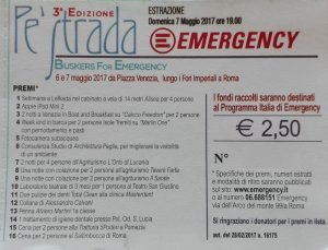 lotteria Pe Strada 2017 Emergency