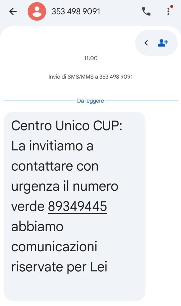 falso CUP